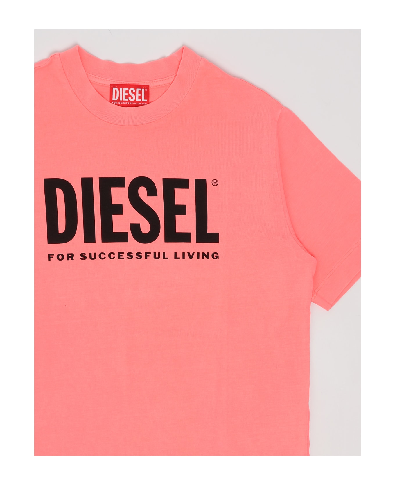 Diesel T-shirt Tnuci T-shirt - ROSA FLUO Tシャツ＆ポロシャツ