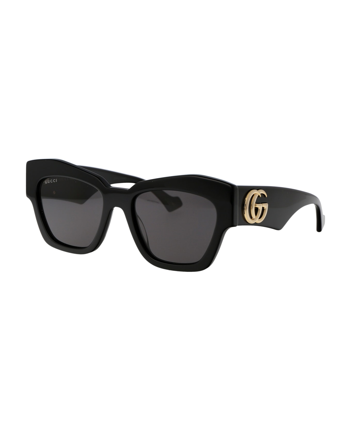 Gucci Eyewear Gg1422s Sunglasses - 001 BLACK BLACK GREY