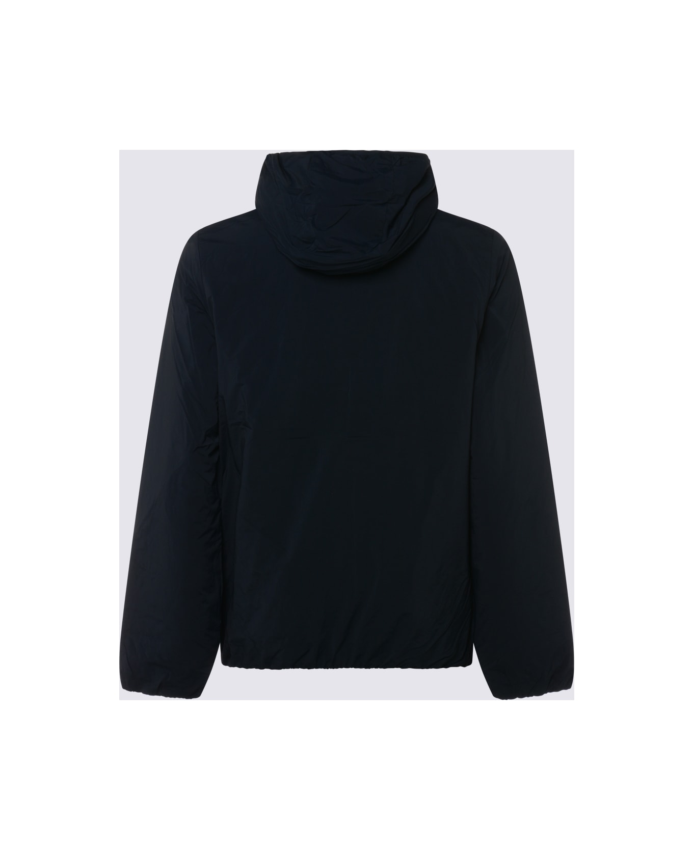 K-Way Dark Blue Nylon Jack Plain Casual Jacket - BLUE DEPTH