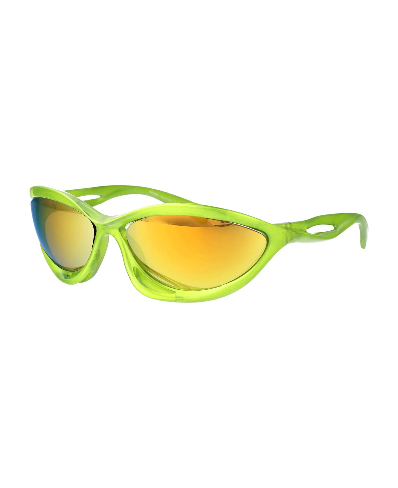 Prada Eyewear 0pr A26s Sunglasses - 17V20H Metallized Fern