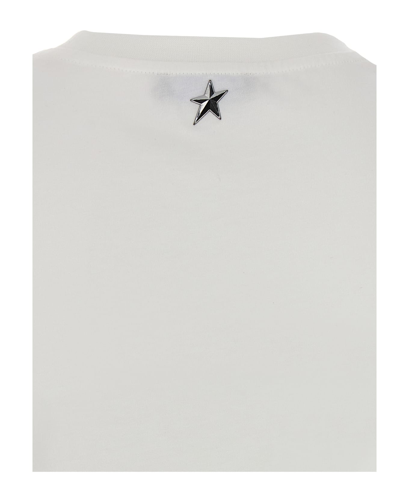 Mugler Rubberized Logo T-shirt - White Tシャツ