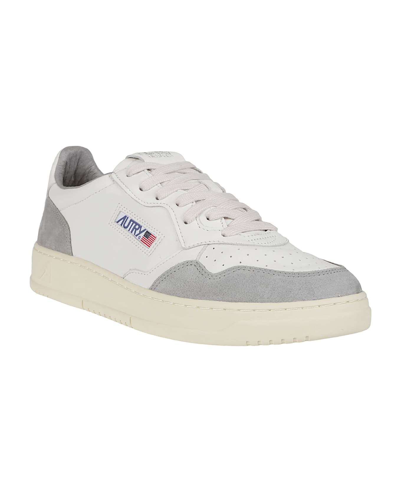 Autry Medalist Low Sneakers - White/grey