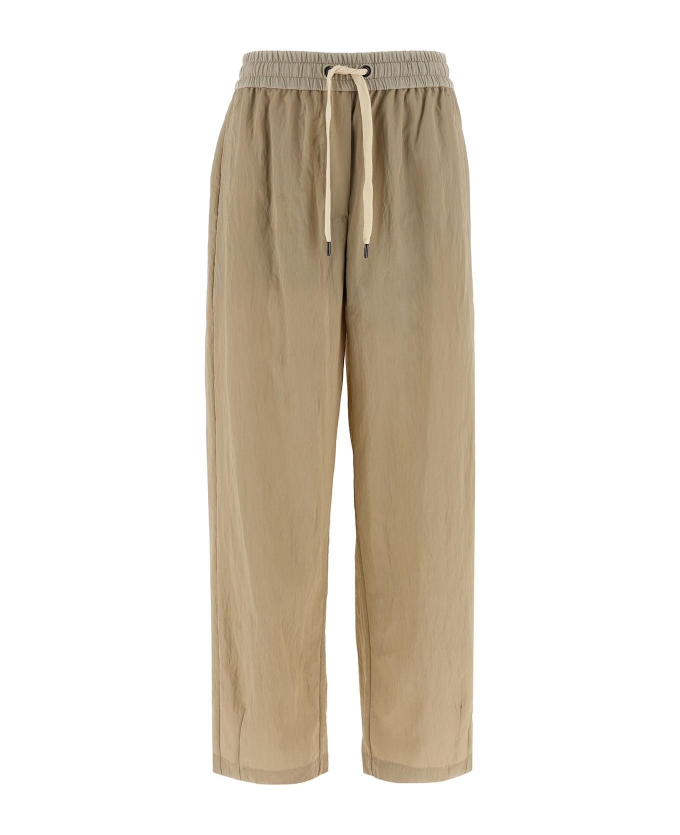 Brunello Cucinelli Viscose Pants - Beige