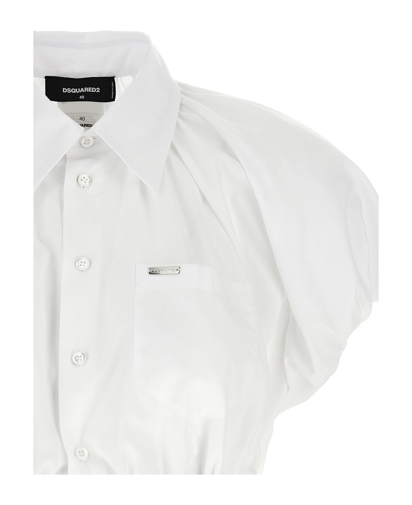 Dsquared2 Cropped Shirt - White