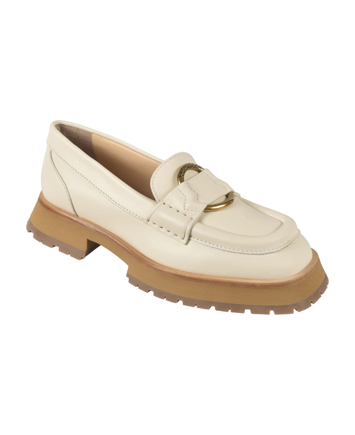 Moncler Bell Loafers - Cream