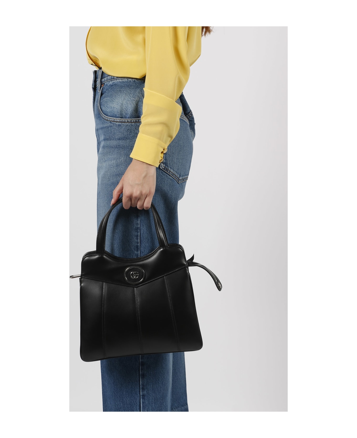 Gucci Petite Gg Small Handbag - Black