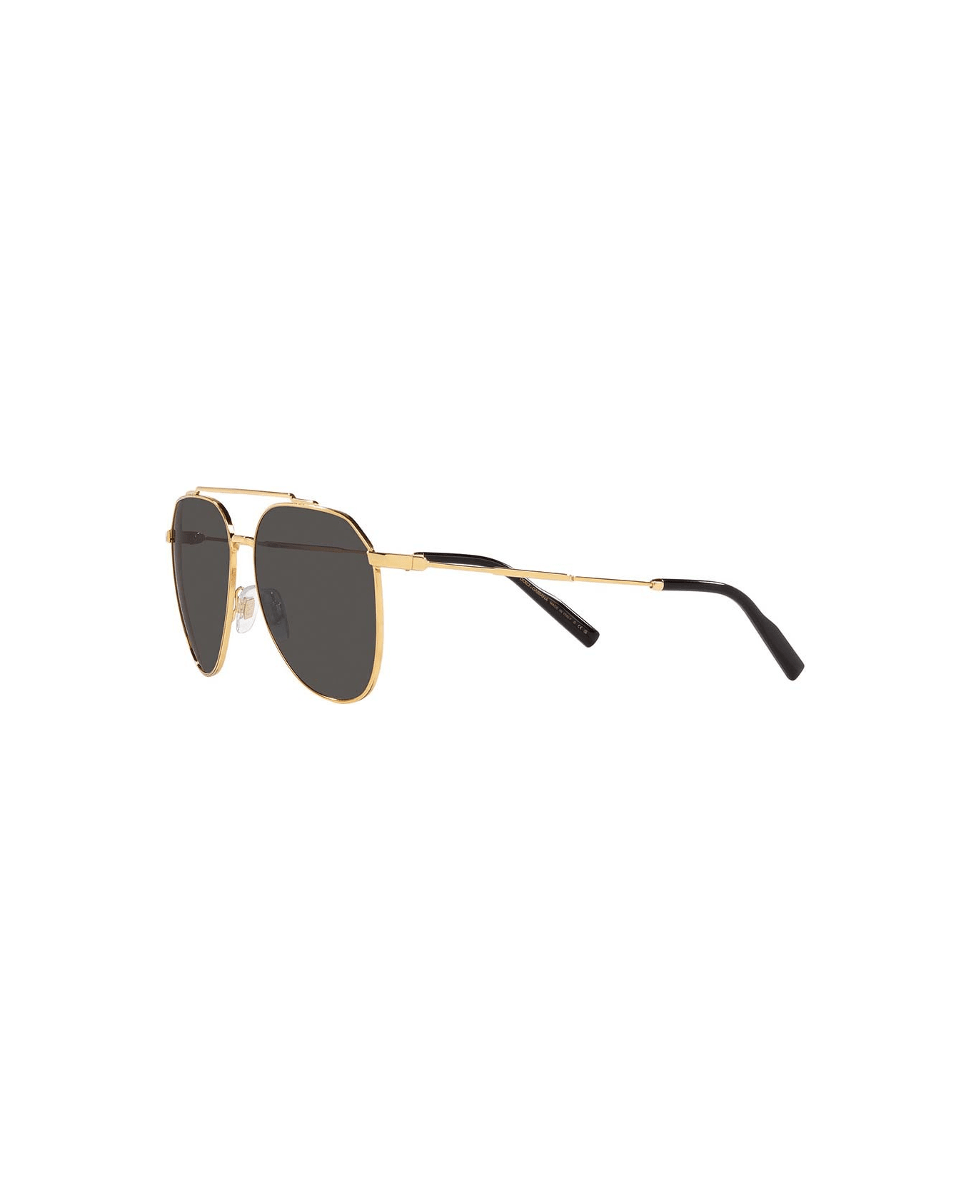 Dolce & Gabbana Eyewear angled aviator sunglasses Eyewear Eyewear - Oro/Grigio