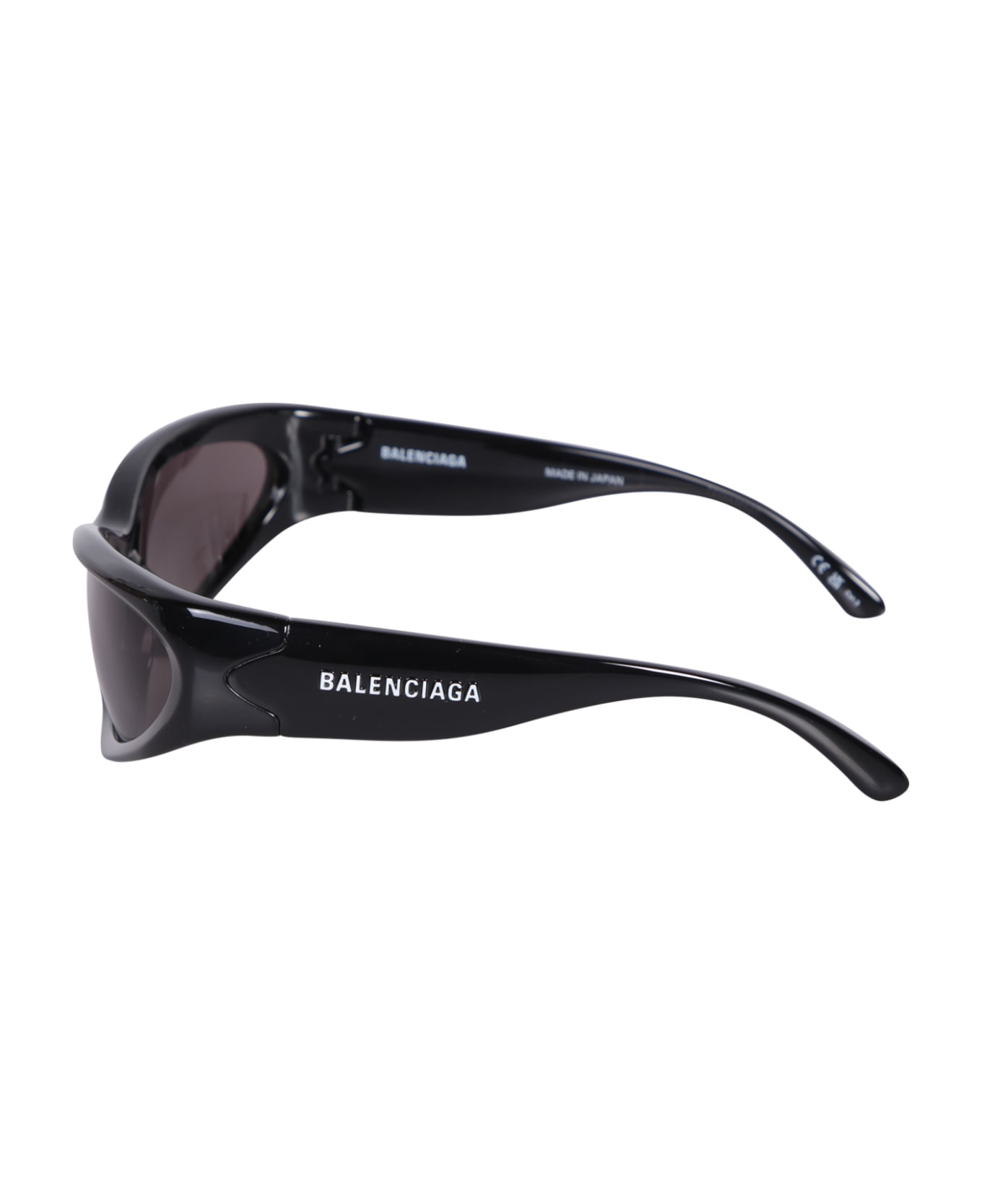 Balenciaga Swift Oval Sunglasses - Black