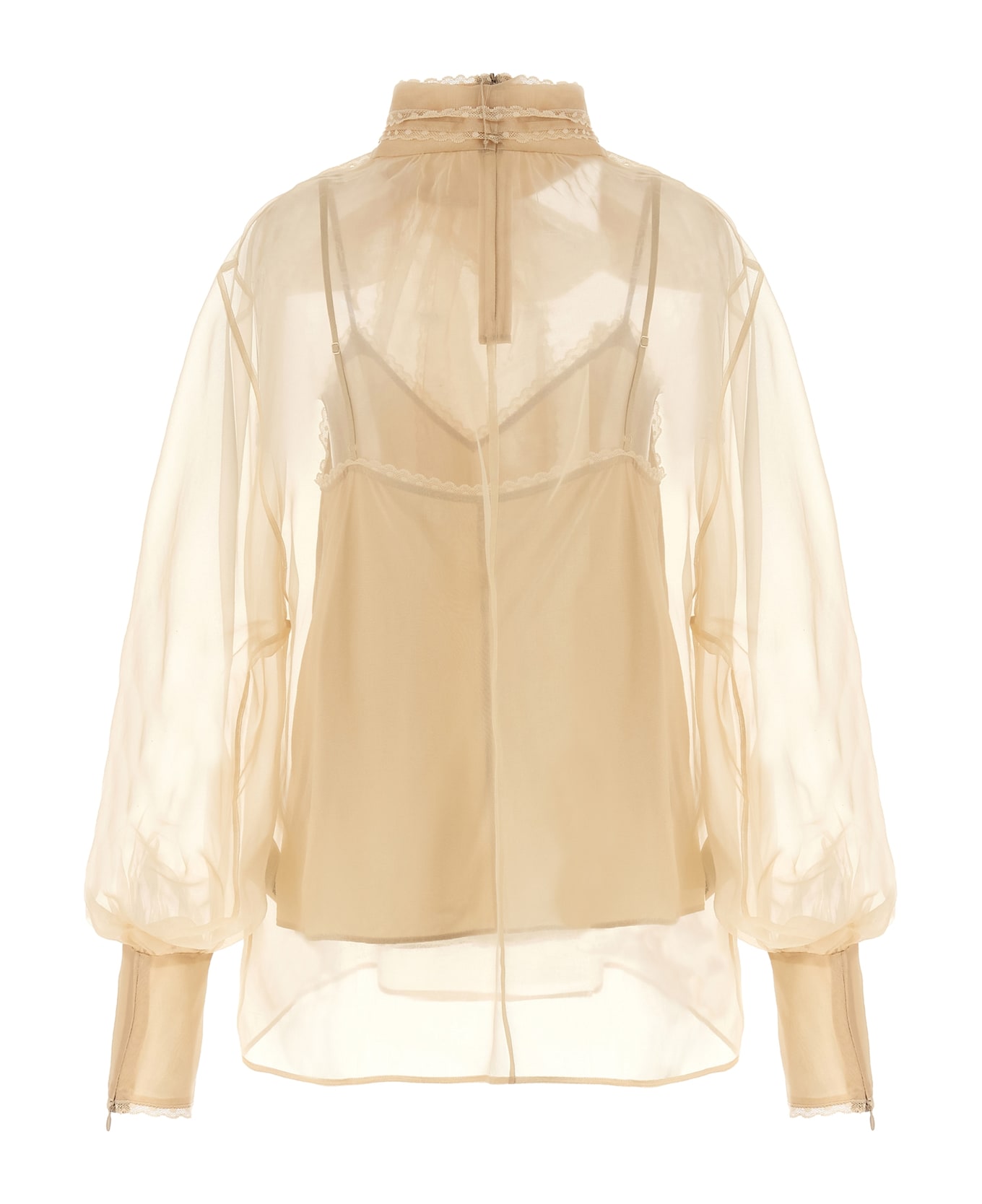 Zimmermann 
memento Organza
 Blouse - Beige