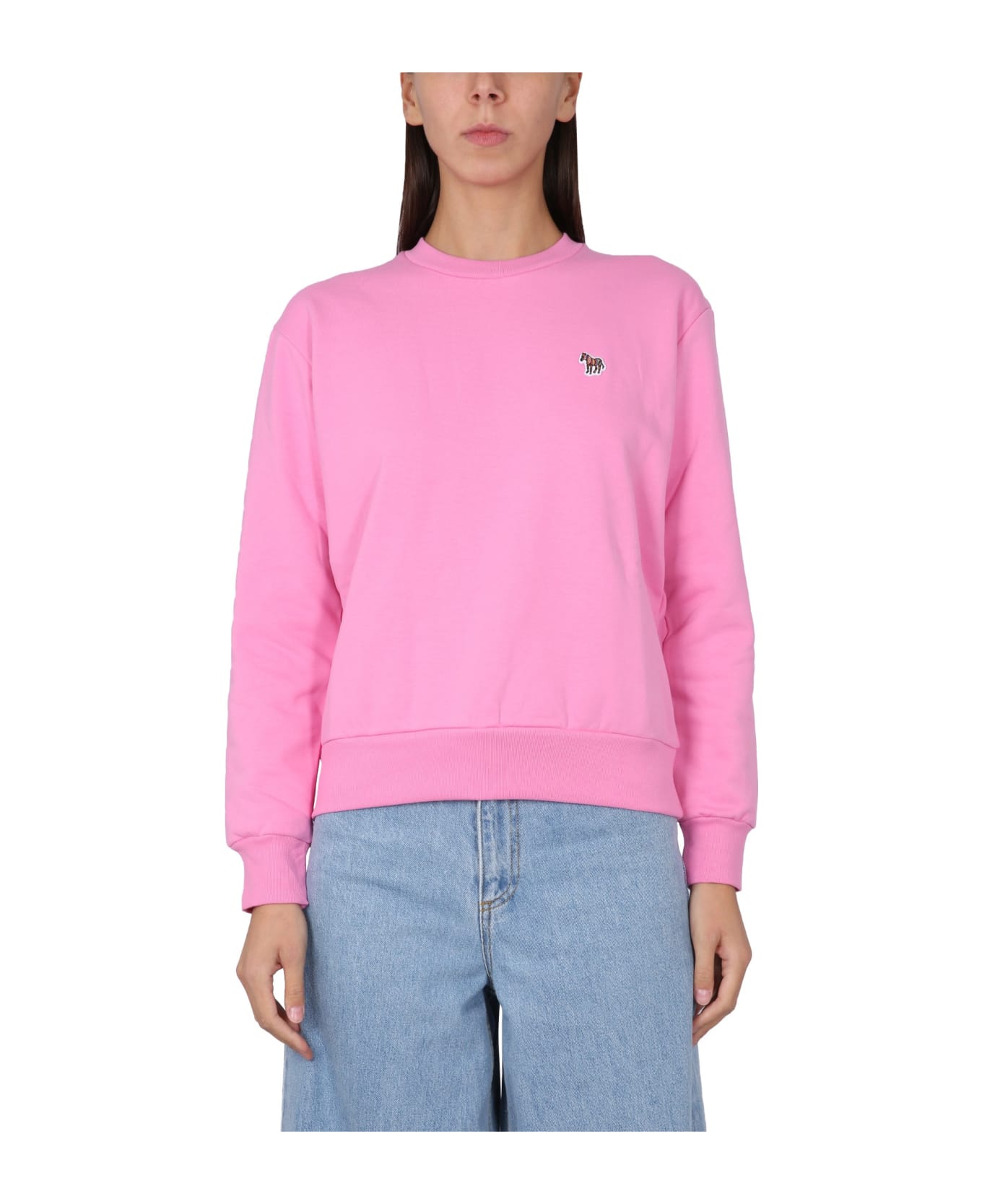 PS by Paul Smith Sweatshirt With Zebra Patch - PINK
