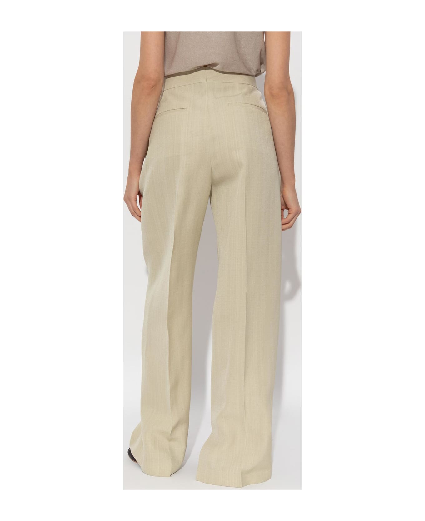 Jil Sander Creased Pants - LEMON GREEN