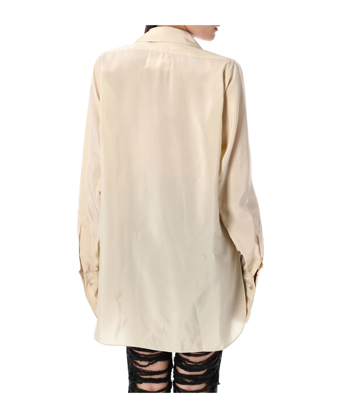 Maison Margiela Dropped Hem Shirt - CREAM