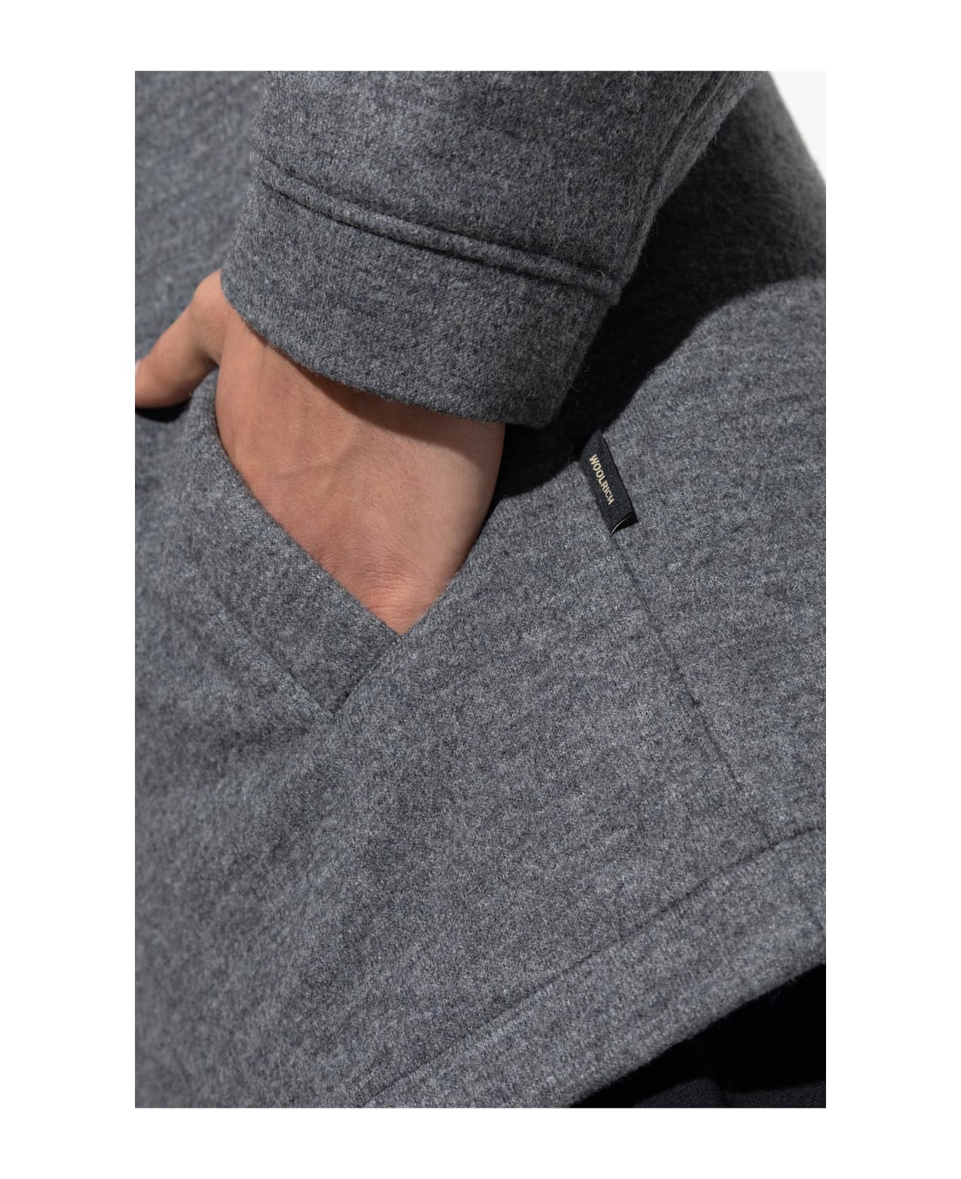 Woolrich Jacket With Hood - Grey
