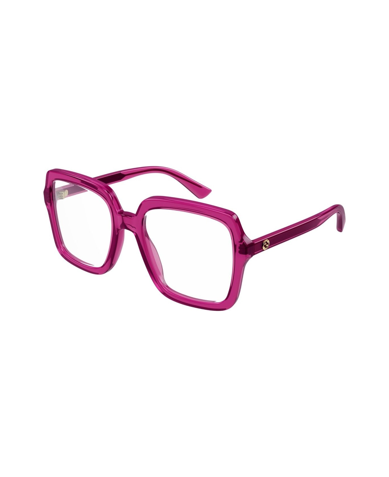 メガネ GUCCI Gucci - GG1318O - 003 pink pink transparent Gucci Eyewear Gg1318o-003 Pink-pink-transparent | italist