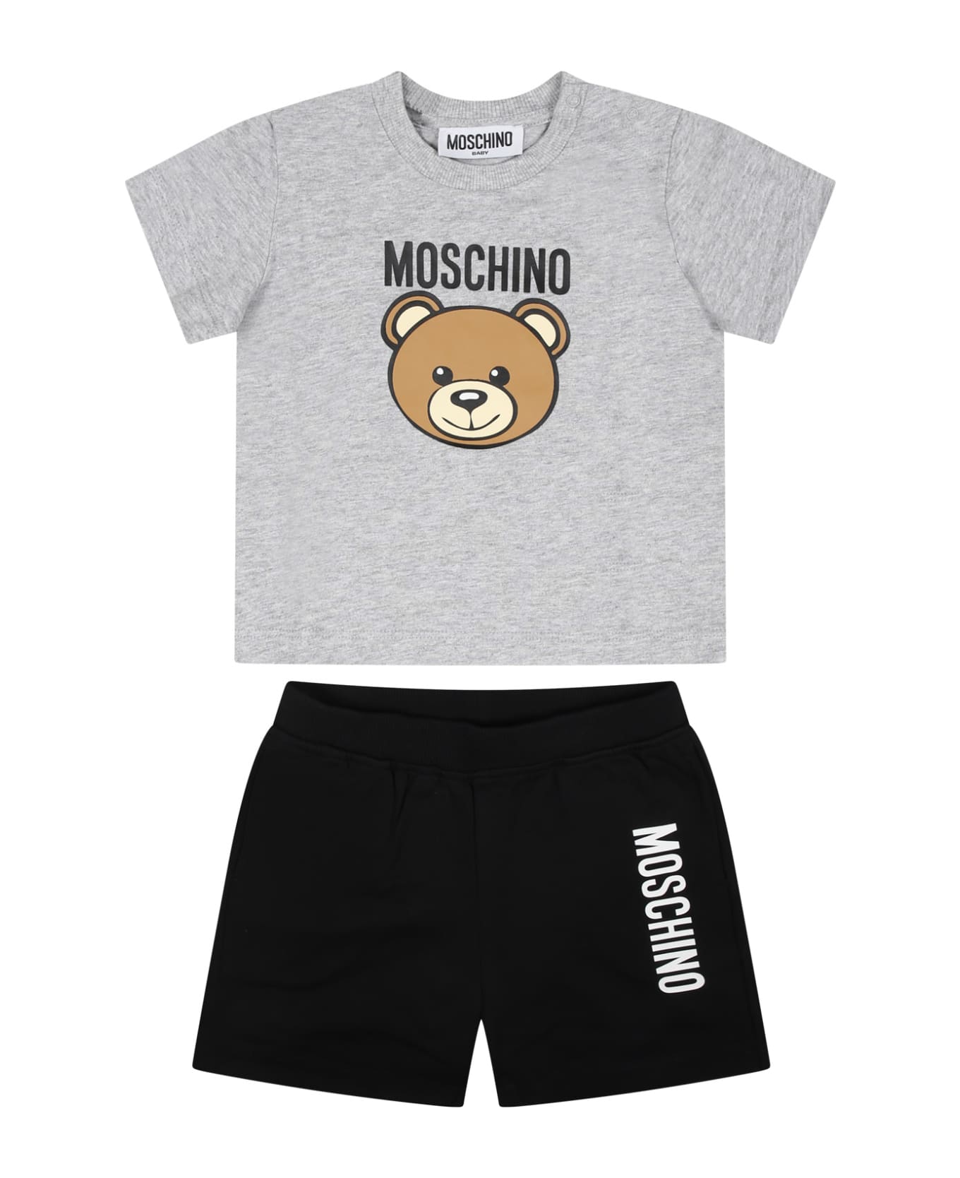 Moschino Multicolor Set For Baby Boy With Teddy Bear And Logo - Multicolor ボトムス