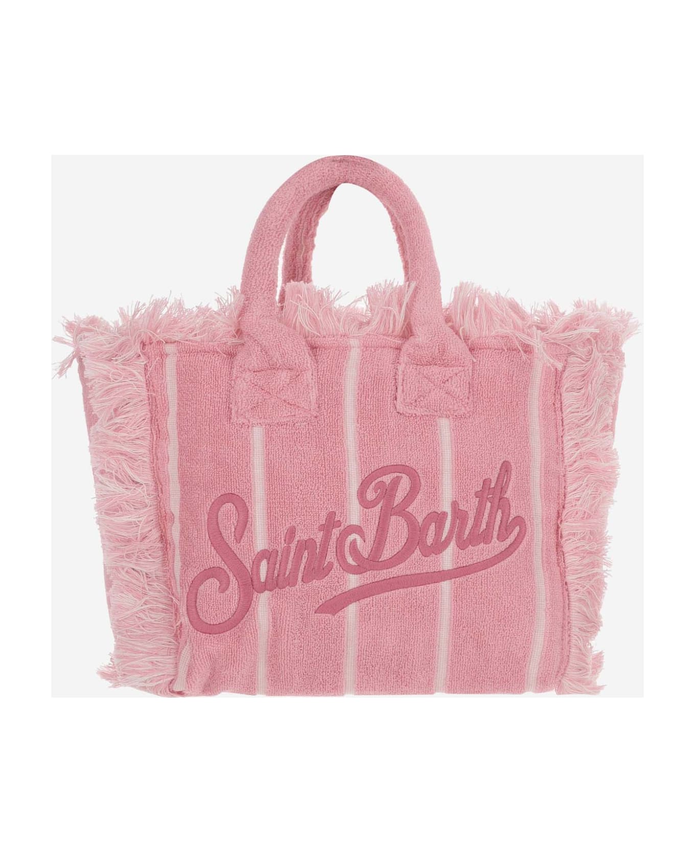 MC2 Saint Barth Colette Terry Cloth Tote Bag With Embroidery - Pink トートバッグ
