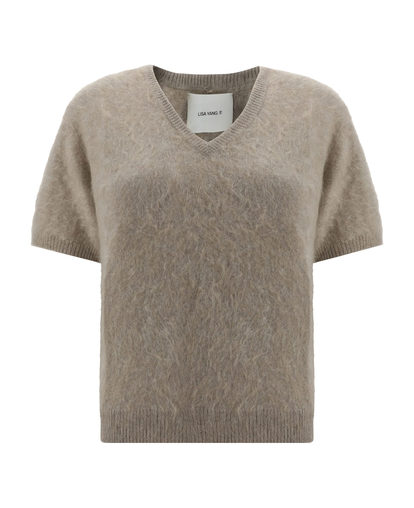 Lisa Yang Lovisa Sweater - Mole Brushed