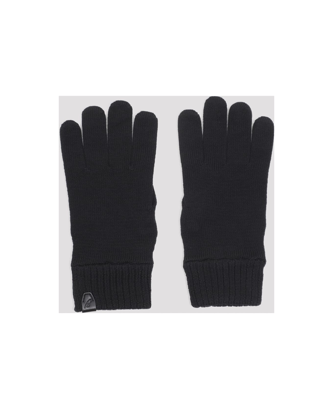 Brioni Wool Gloves - Black