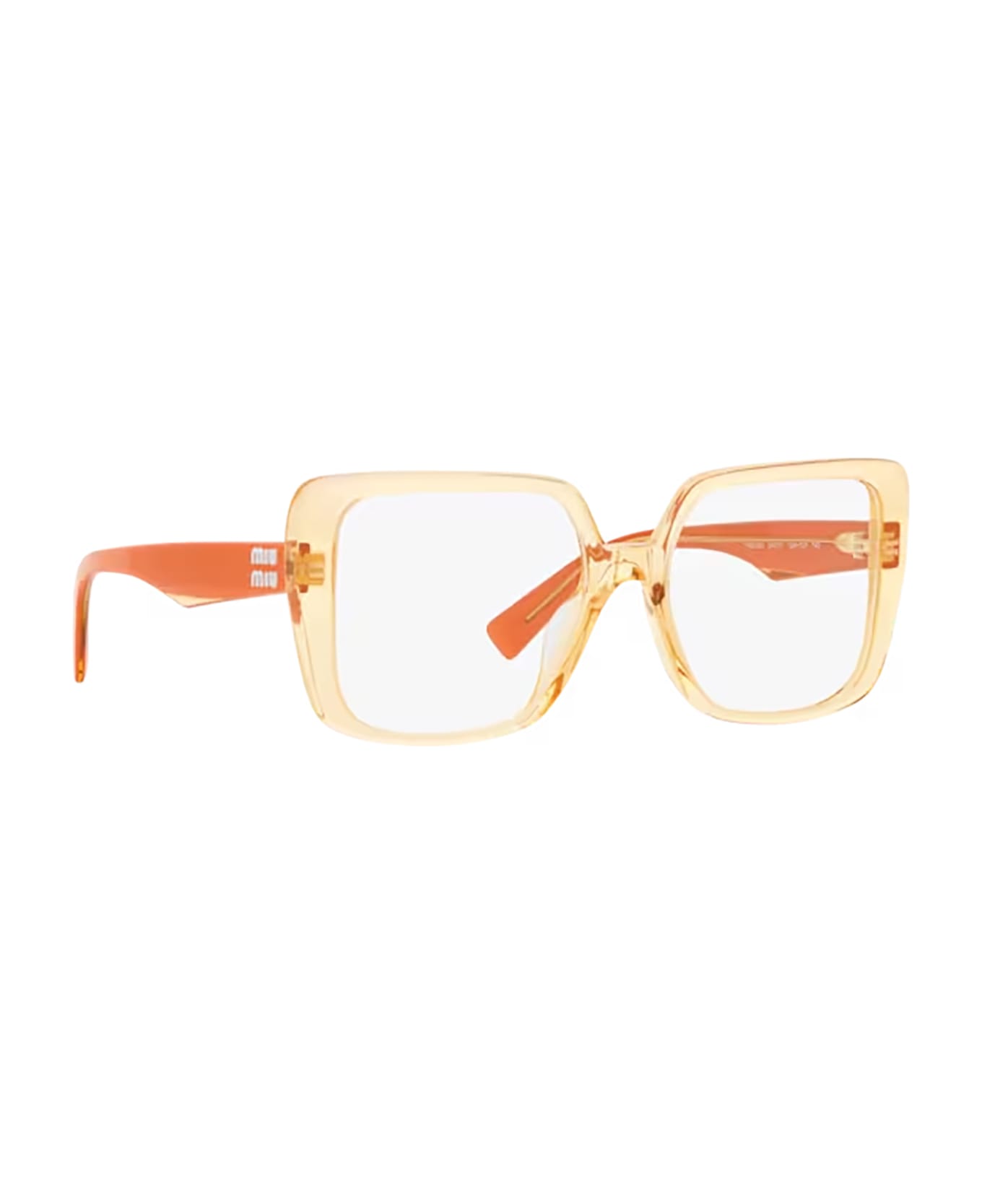 Miu Miu Eyewear Mu 06vv Orange Glasses - Orange