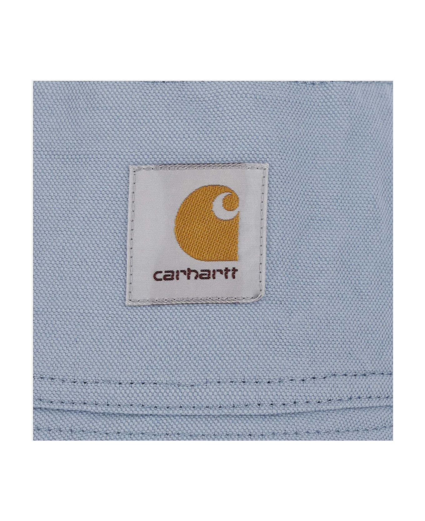 Carhartt Cotton And Linen Bucket Hat - Clear Blue