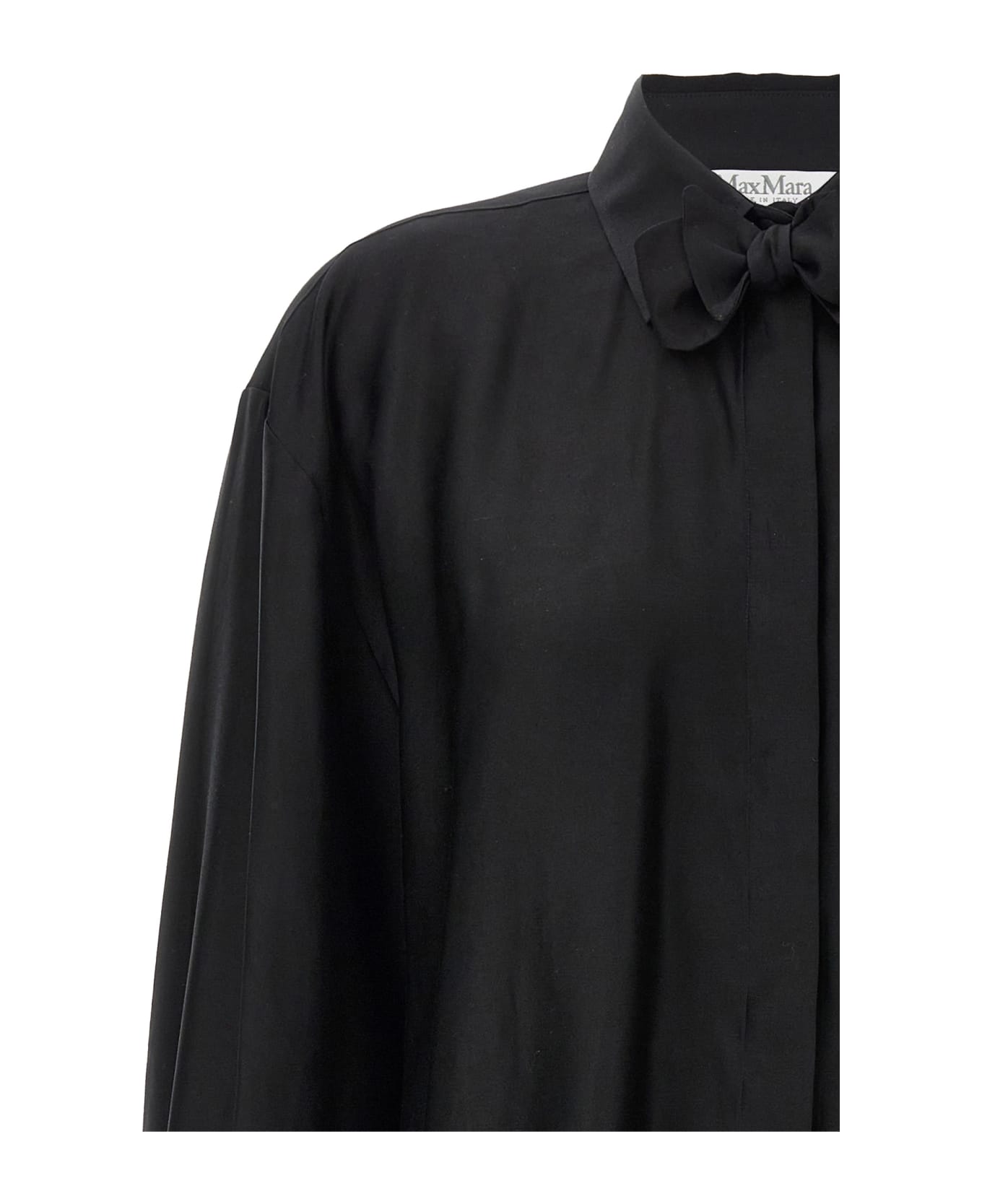 Max Mara 'marea' Shirt - Black   シャツ
