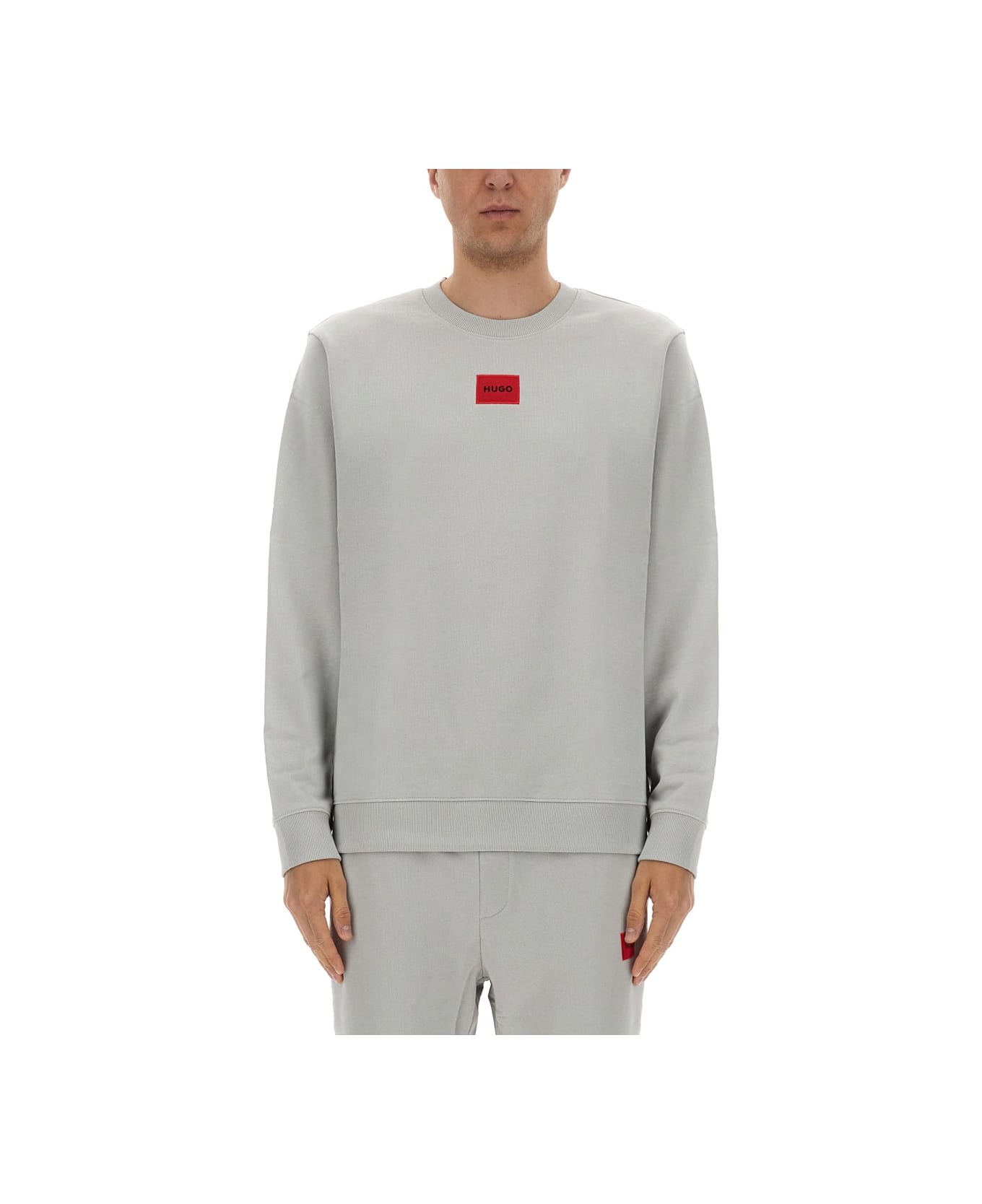 Hugo Boss Sweatshirt With Logo - GREY