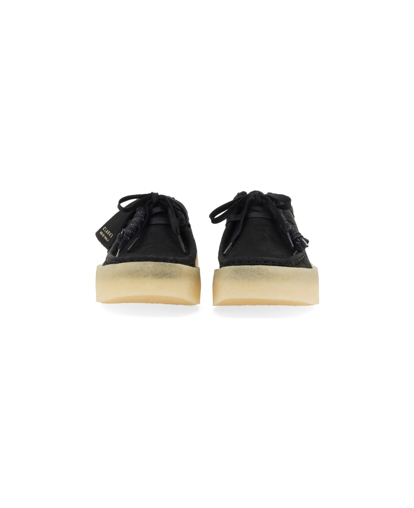 Clarks Moccasin Wallabee Cup - BLACK レースアップシューズ