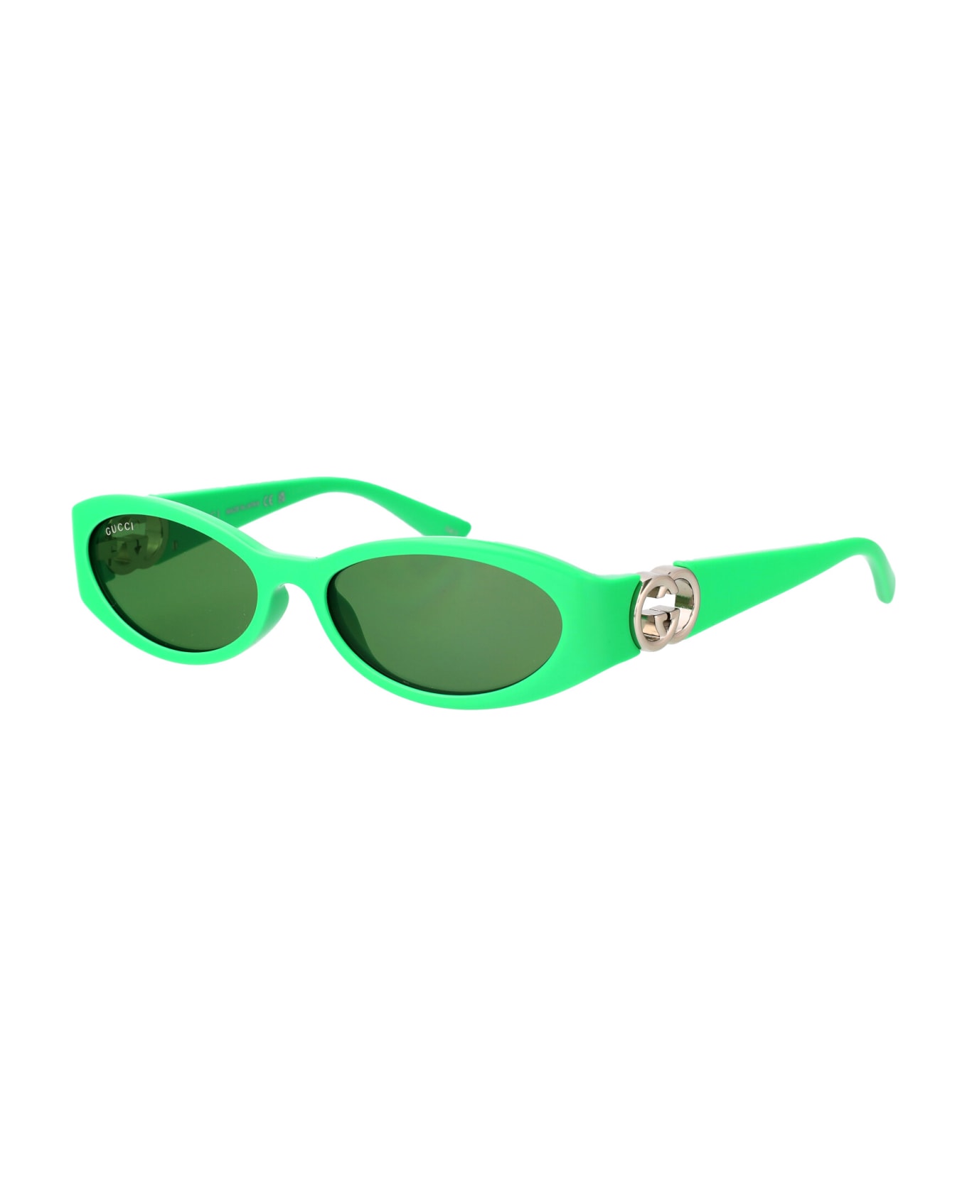 Gucci Eyewear Gg1660s Sunglasses - GREEN-GREEN-GREEN