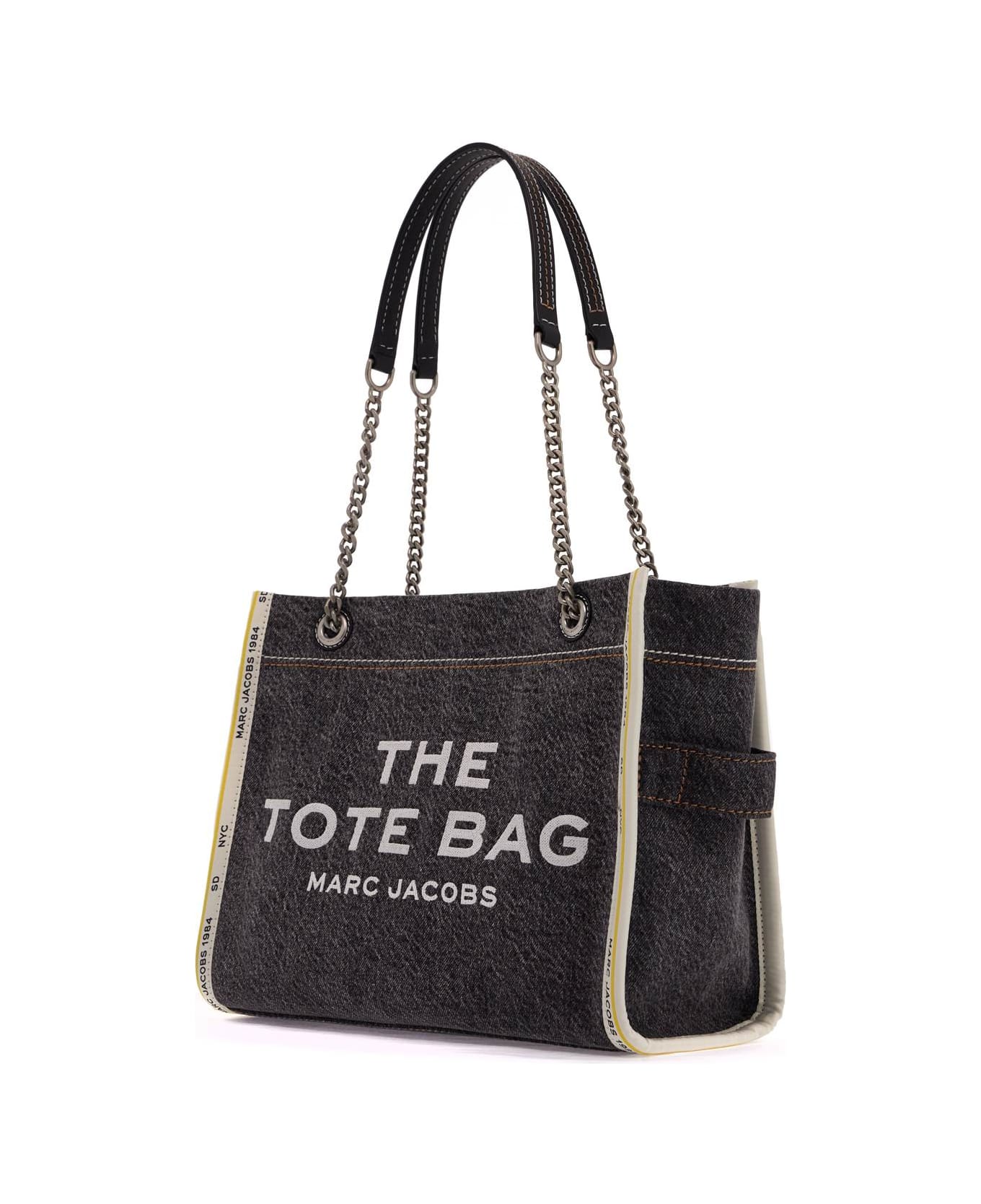 Marc Jacobs The Medium Tote Bag - BLACK WASH (Black)