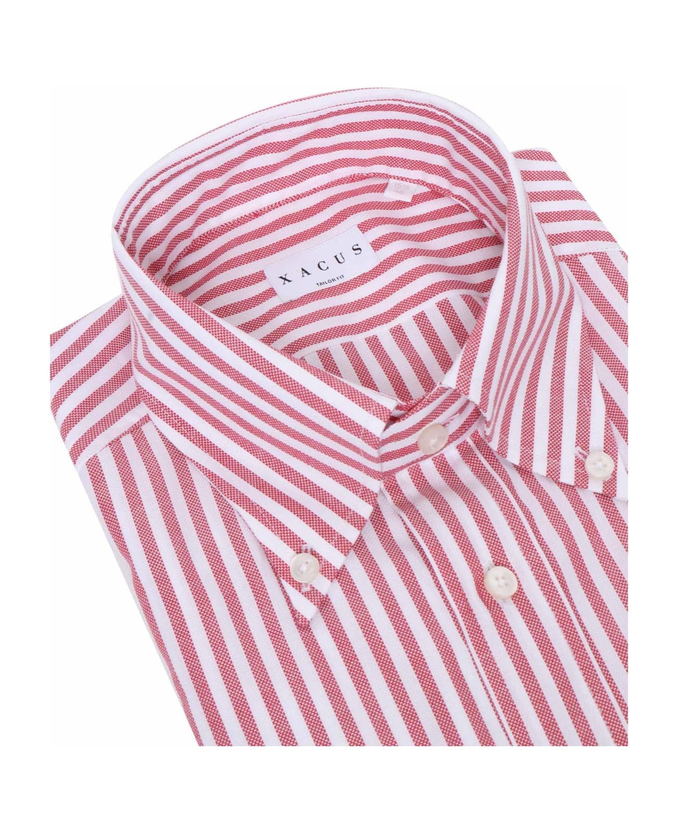 Xacus Red Striped Shirt - MULTICOLOR