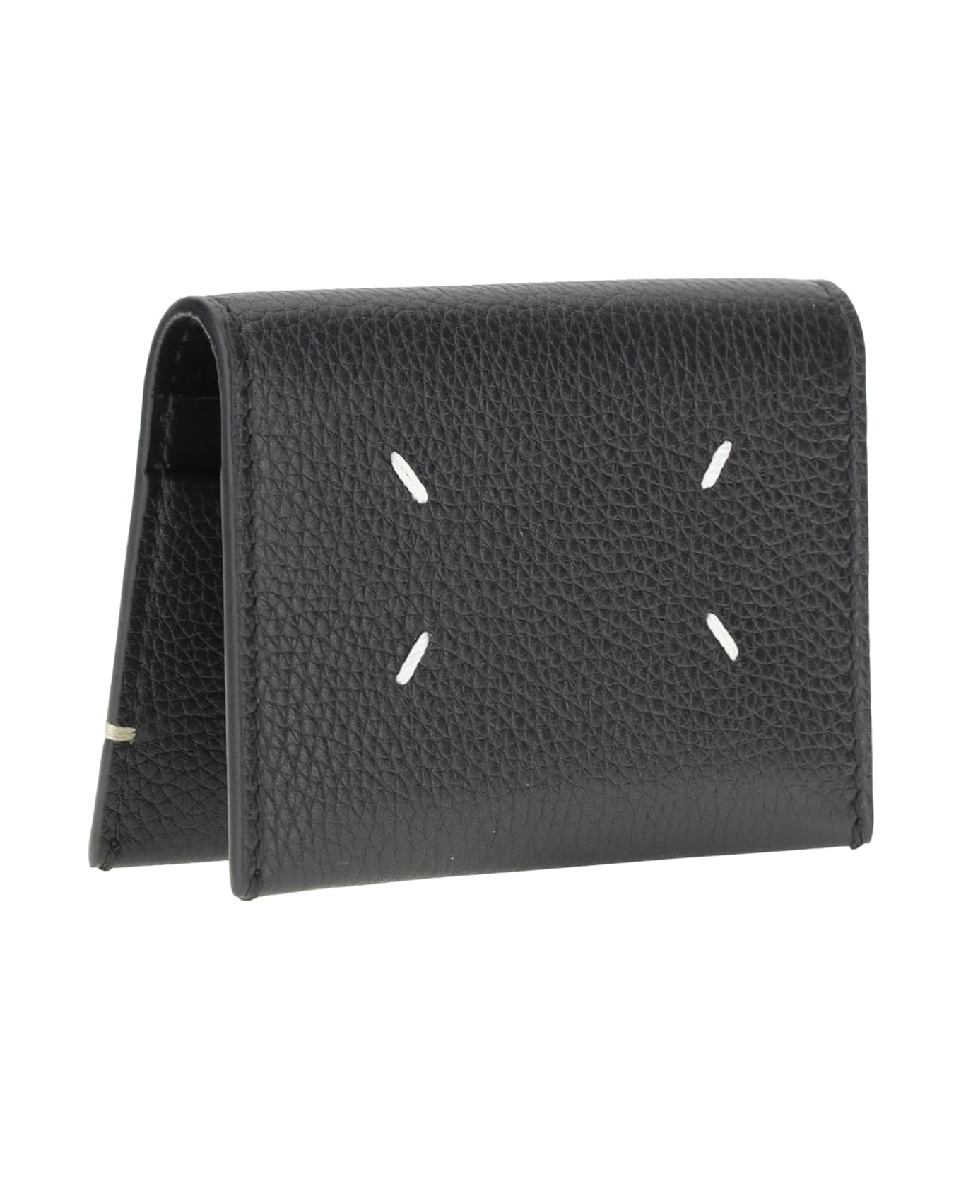 Maison Margiela Leather Card Holder - BLACK