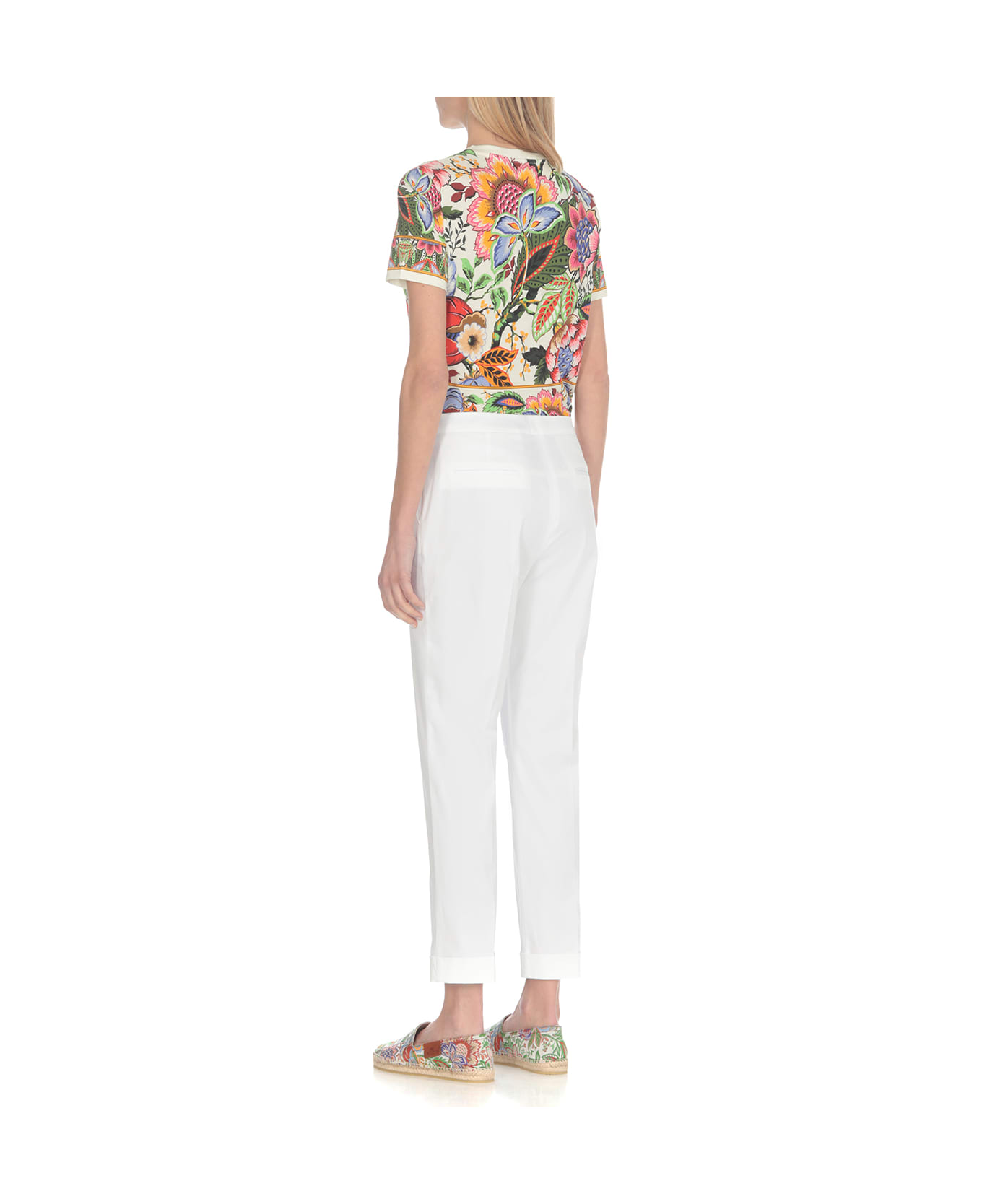Etro Cotton Cropped Trousers