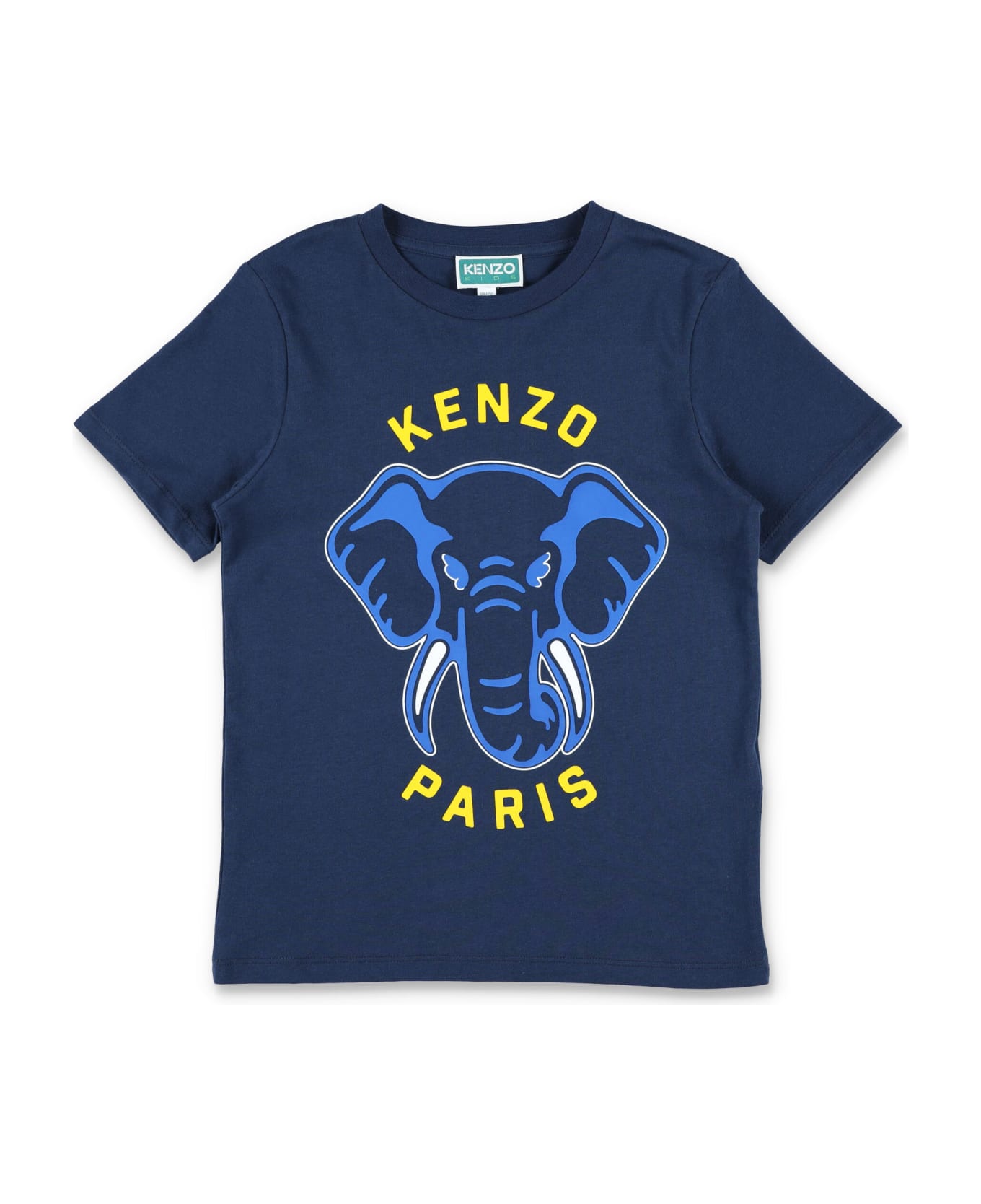 Kenzo Kids Elephant T-shirt - NAVY