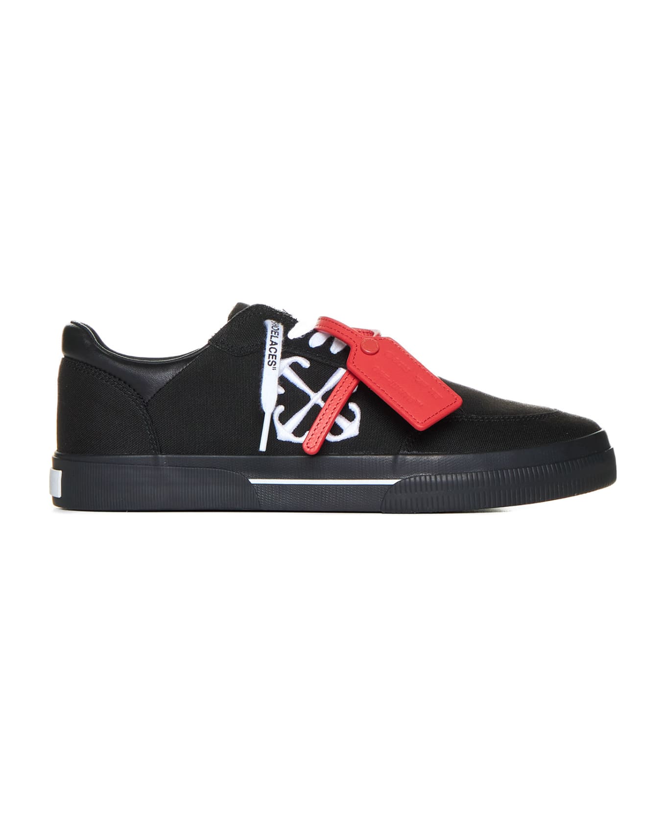 Off-White Low Vulcanized Sneakers - Black White