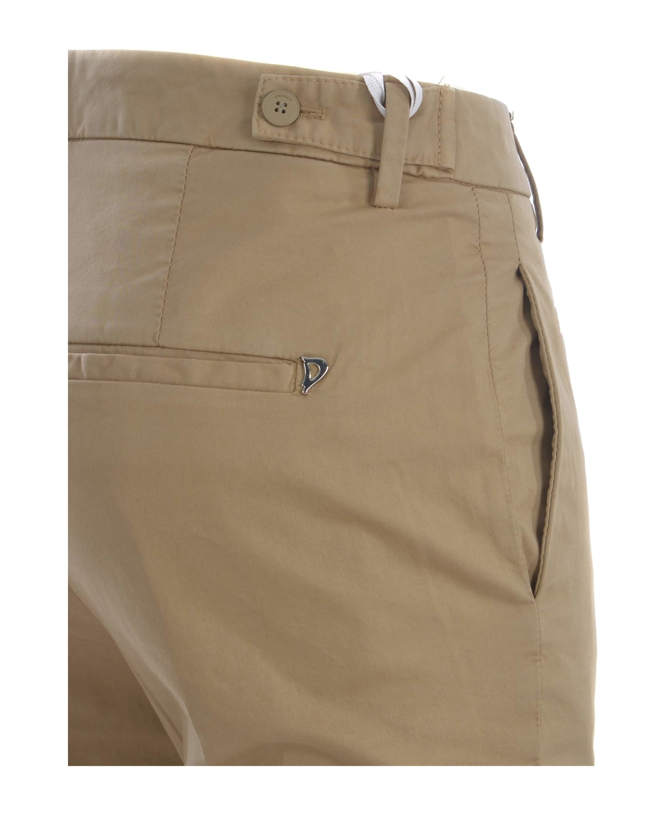Dondup Trousers Dondup "ariel" Trousers Made Of Cotton - Beige