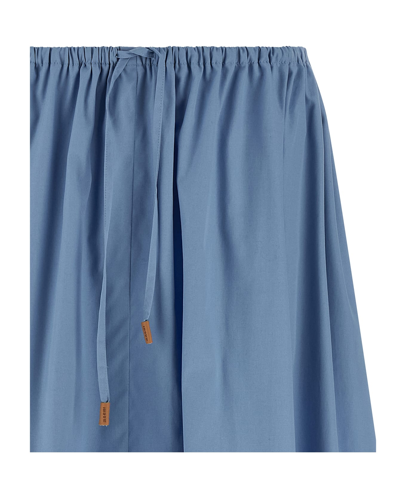 Marni Poplin Skirt - Light Blue