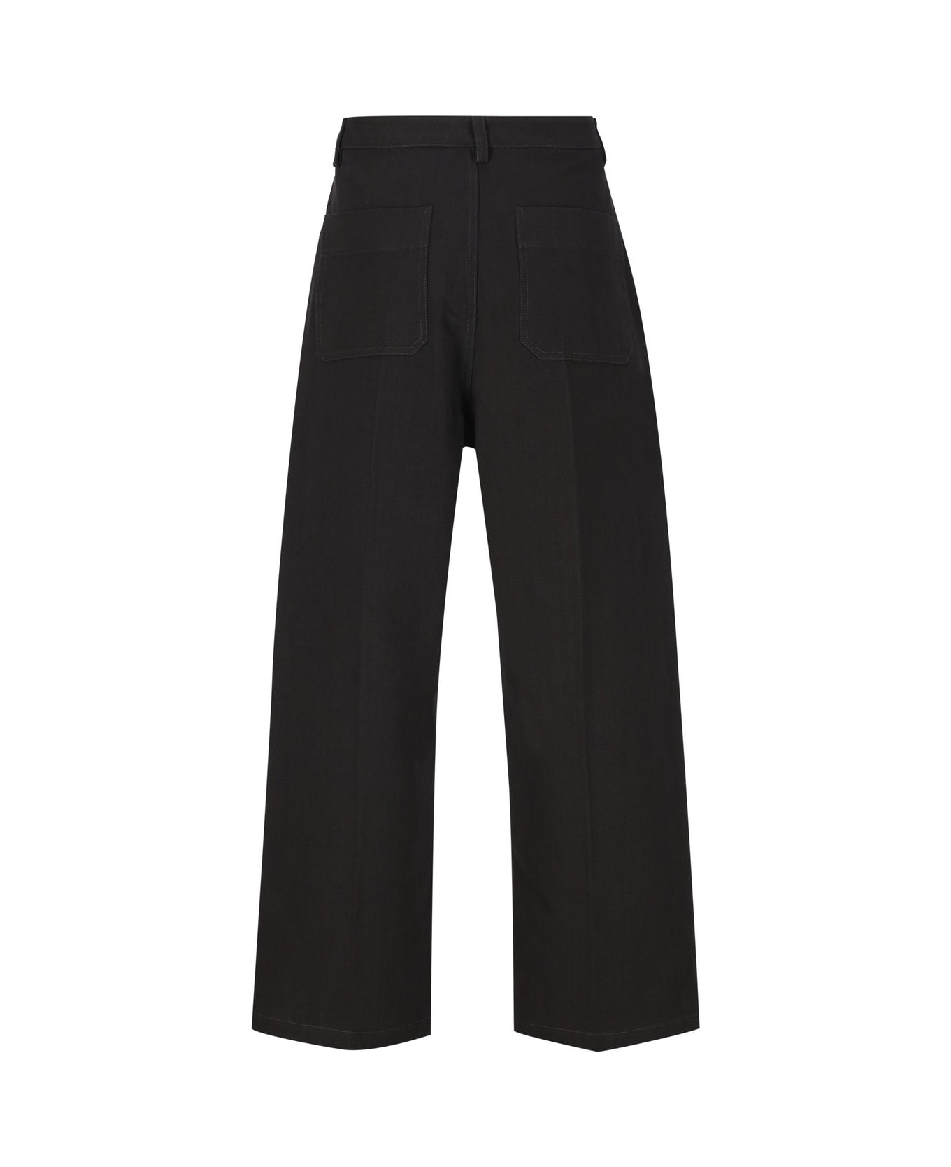 Valentino Garavani Wide Leg Cargo Trousers - Black