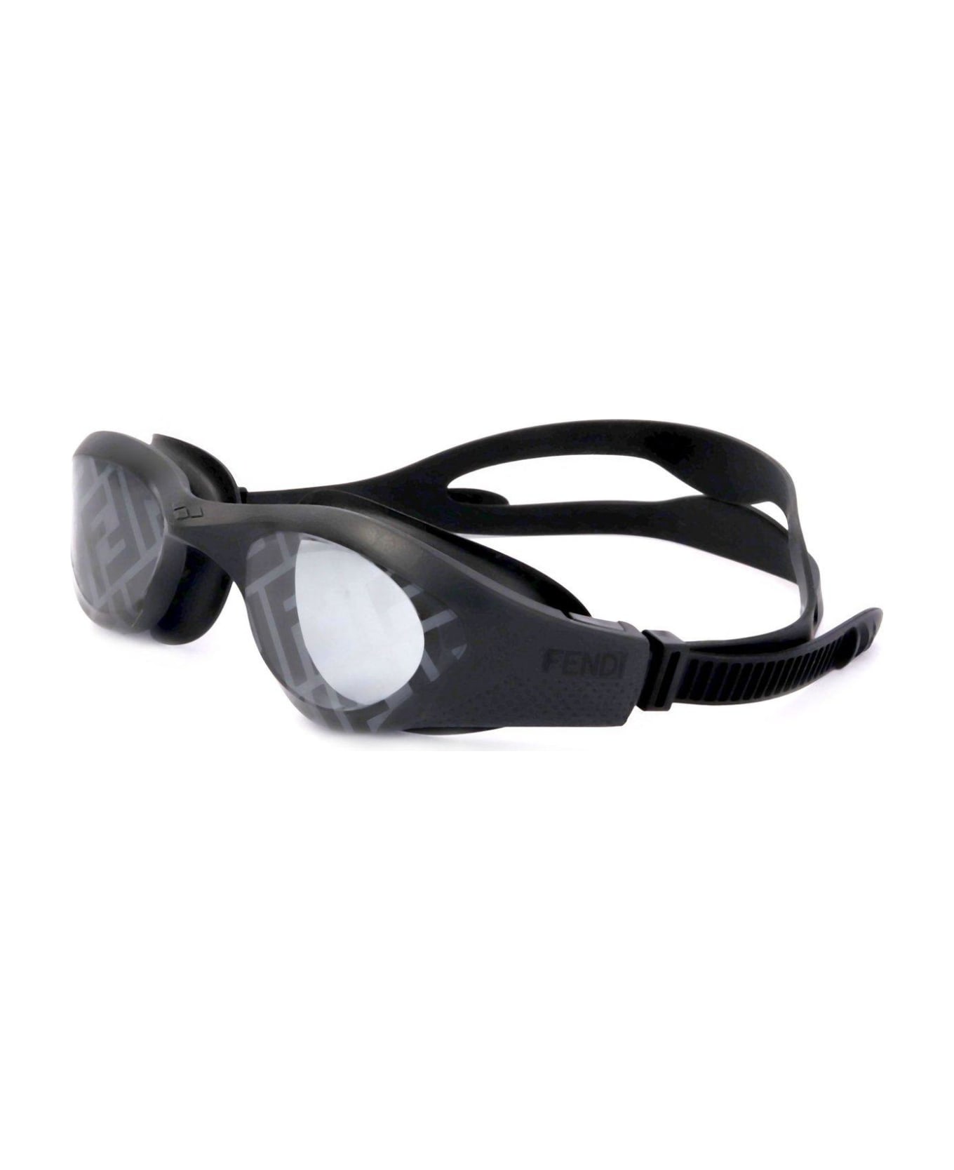 Fendi Eyewear Logo Detailed Goggles - 01c