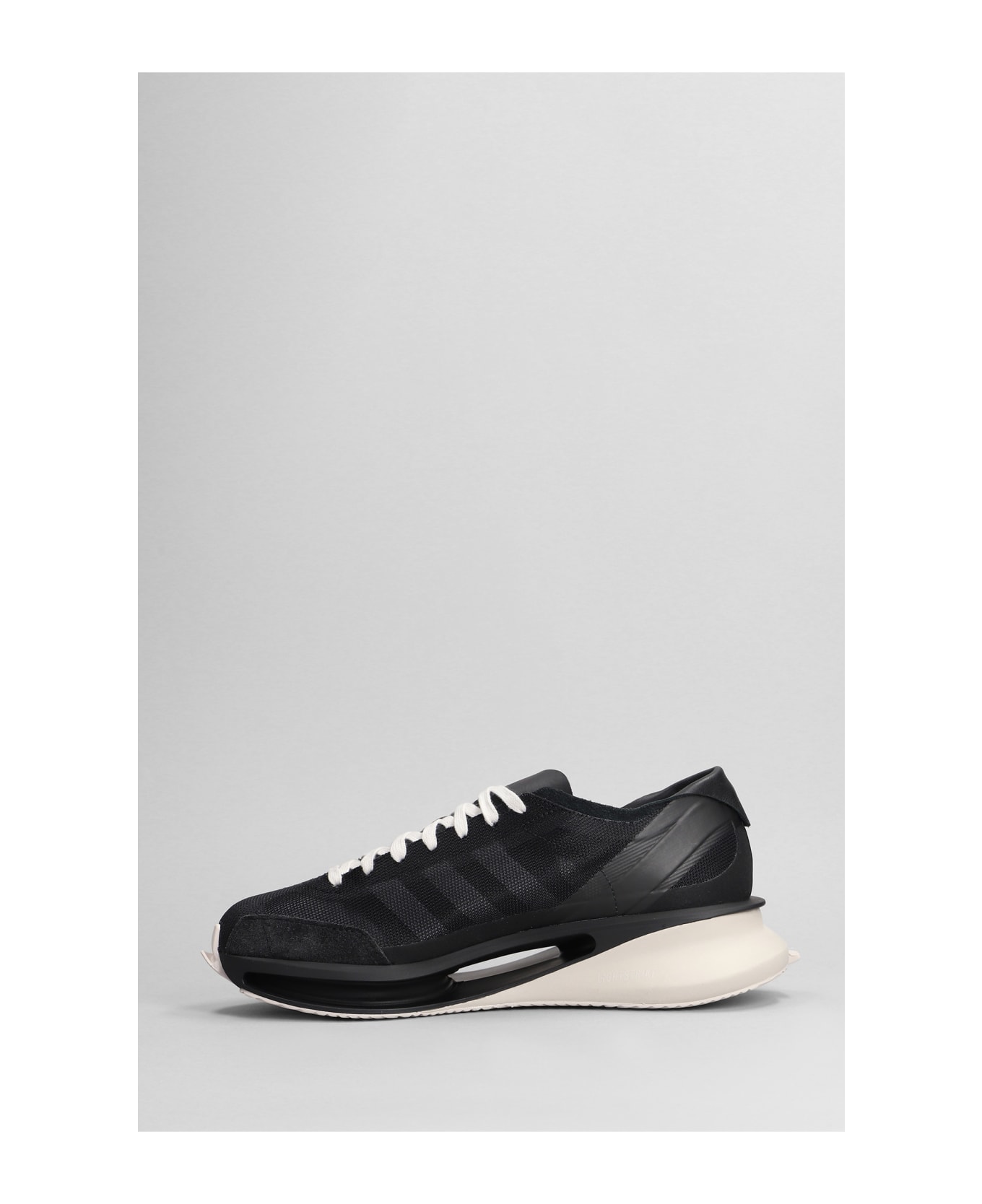 Y-3 S Gendo Run Sneakers In Black Suede And Fabric - Nero