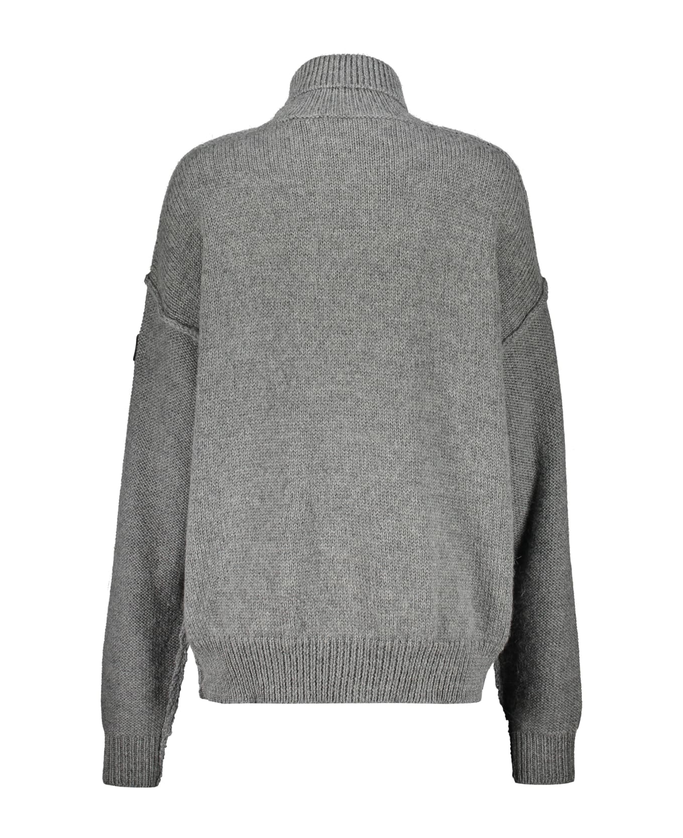 Palm Angels Turtleneck Sweater - grey