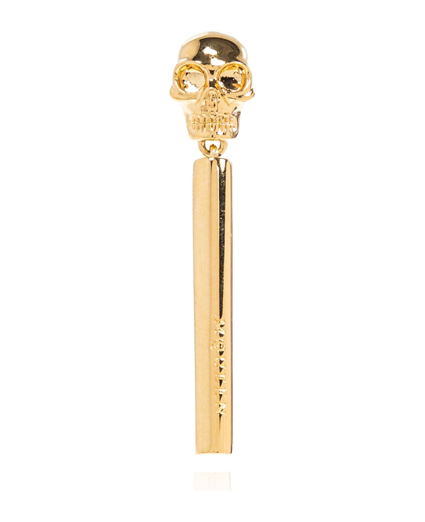 Alexander McQueen Logo Earrings - Golden