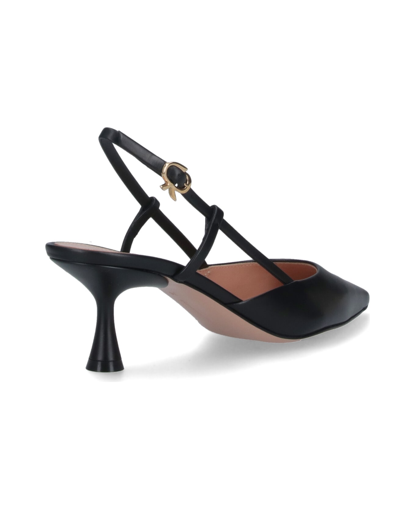 Gianvito Rossi "ascent 55" Slingback Pumps - Black  