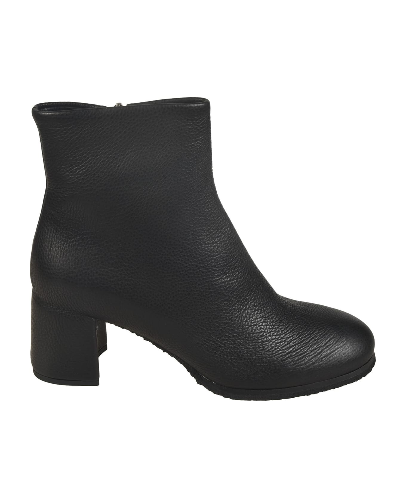Del Carlo Side Zip Boots - Black
