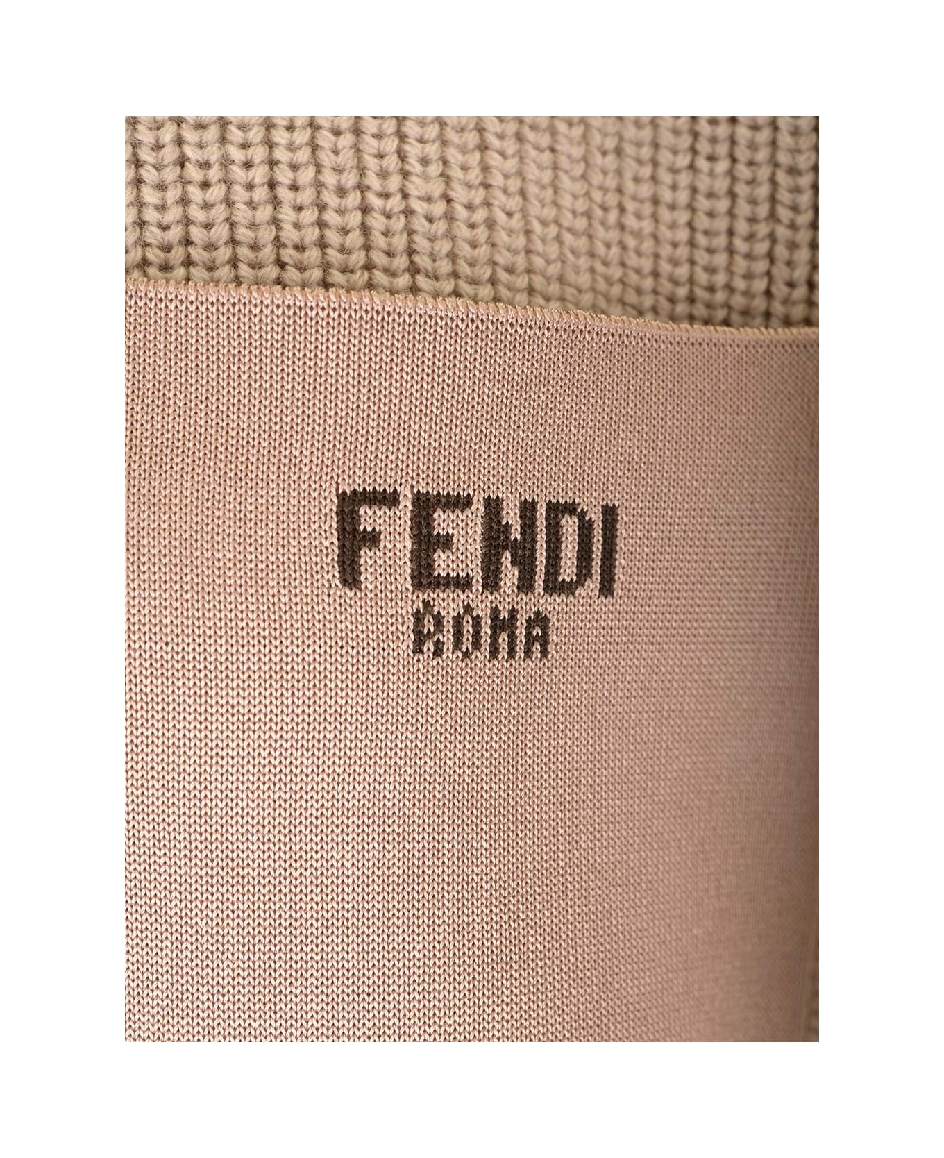 Fendi Crew-neck Sweater - Beige