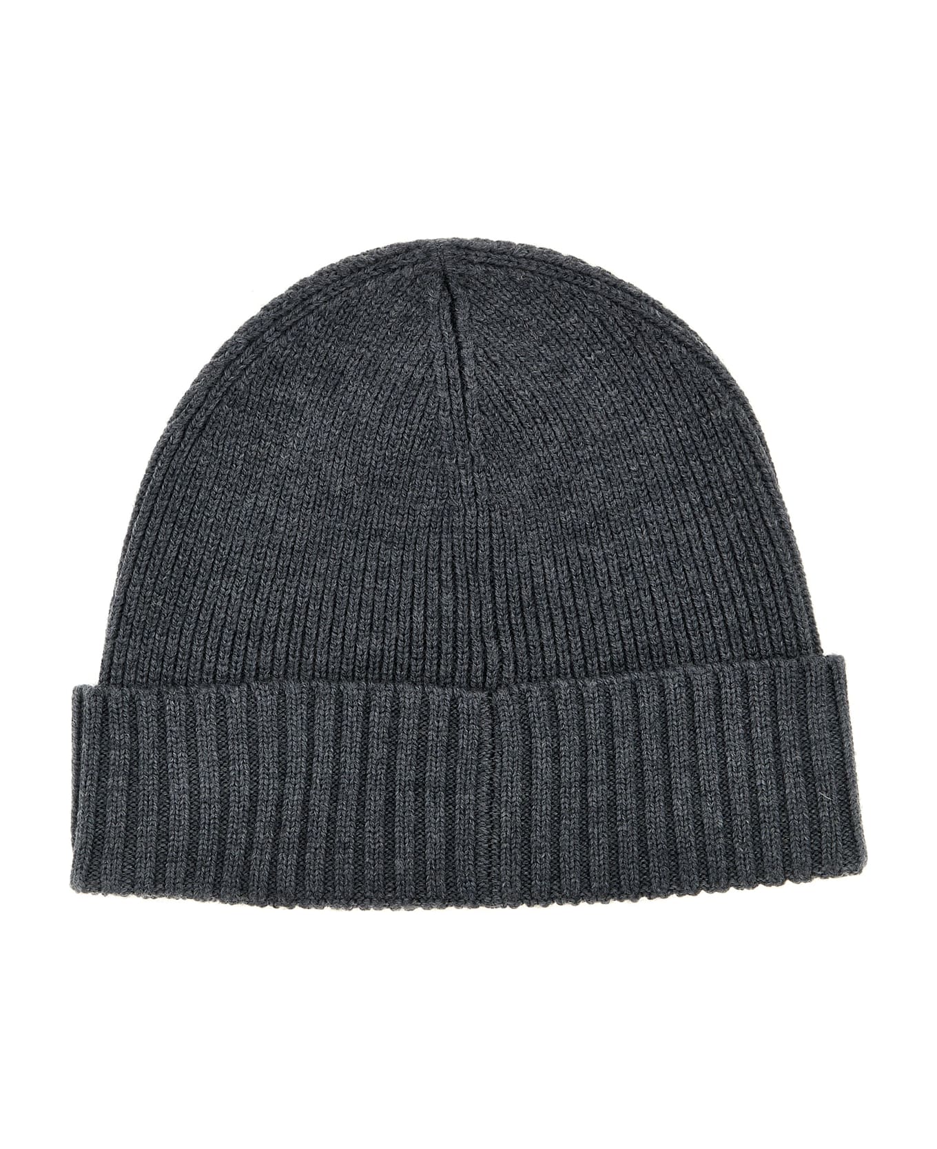 Hugo Boss Ribbed Cap - Medium Grey