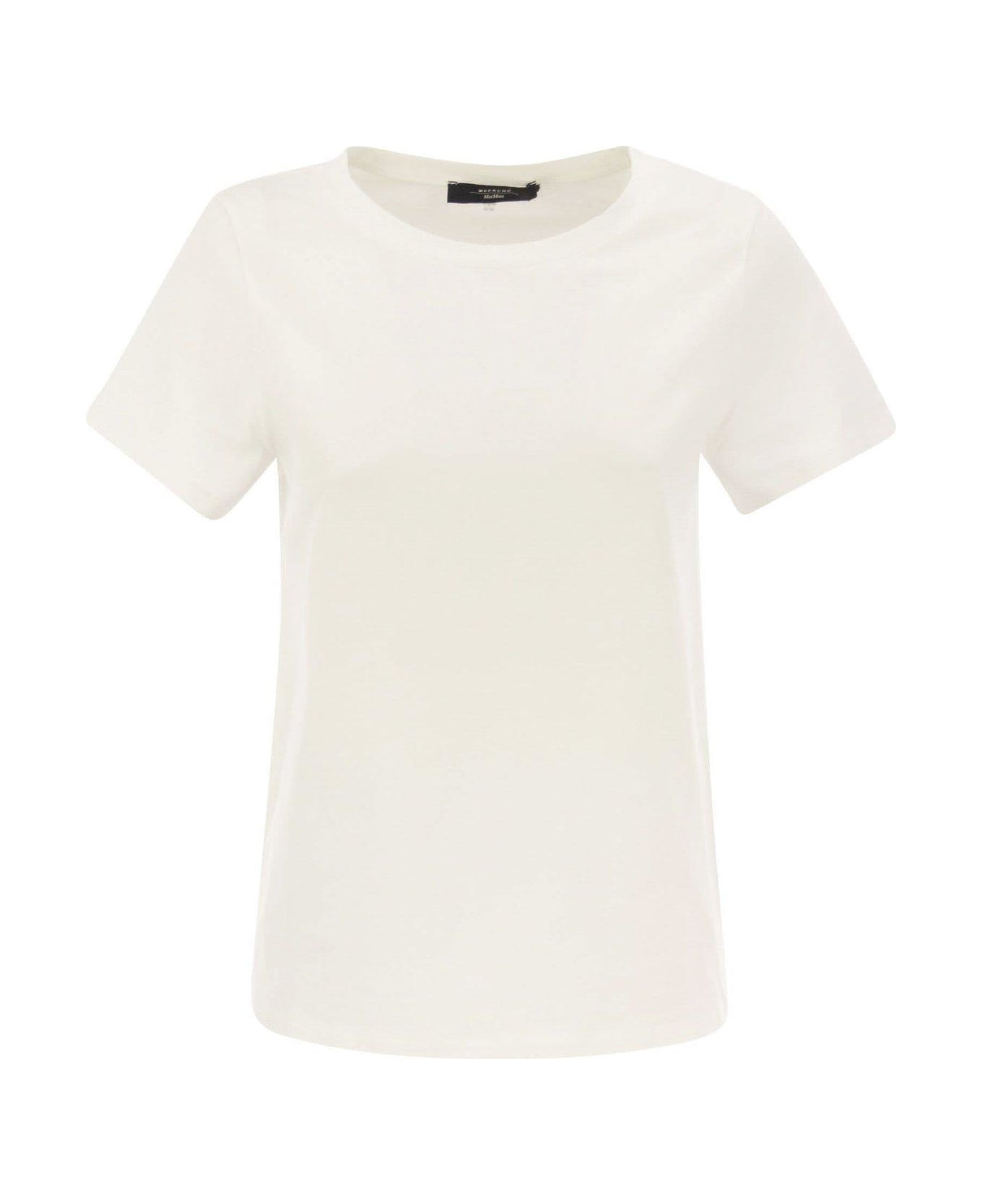 Weekend Max Mara Crewneck Short-sleeved T-shirt - Bianco