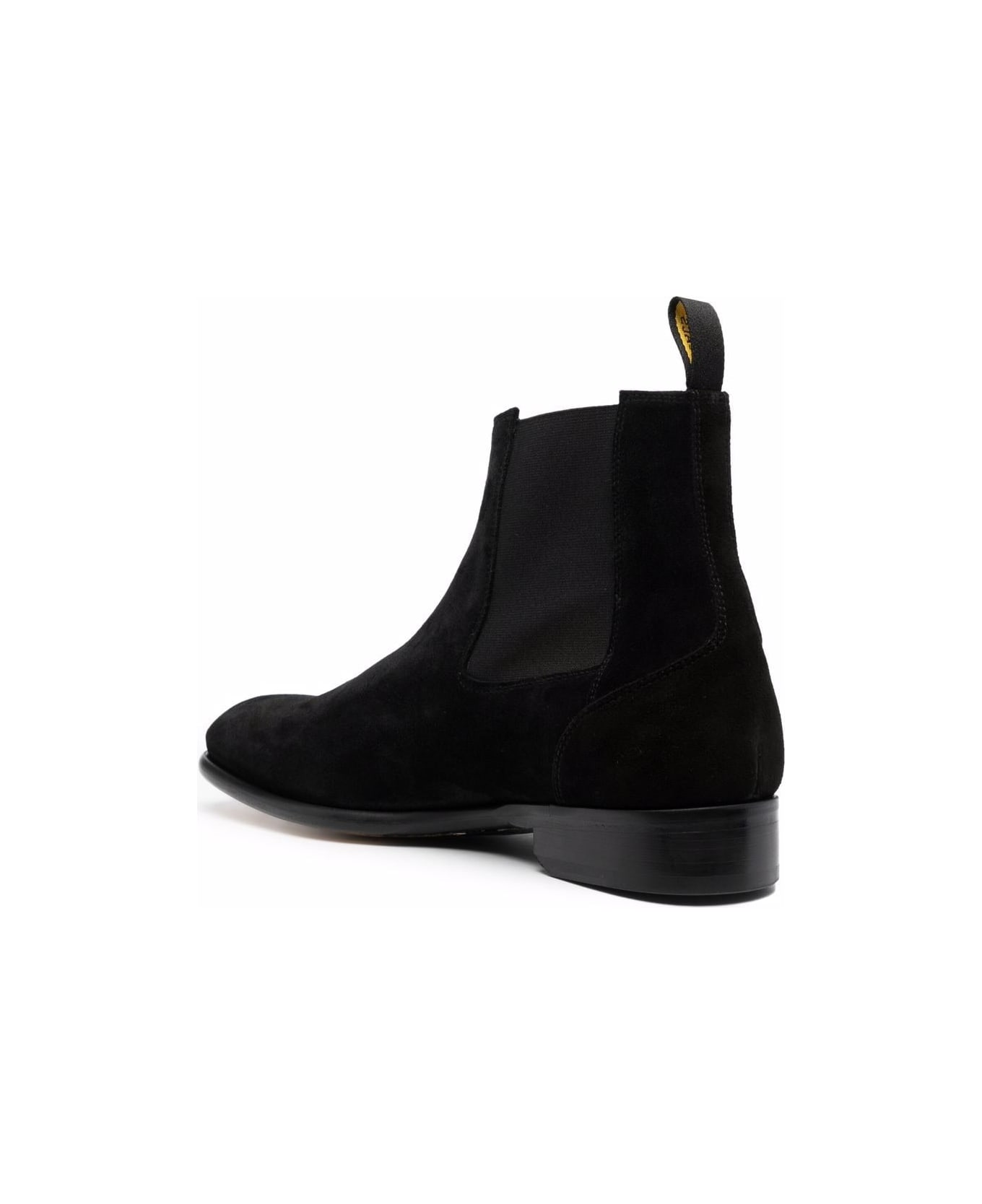 Doucal's Point Elastic Beatles Shoes - Black