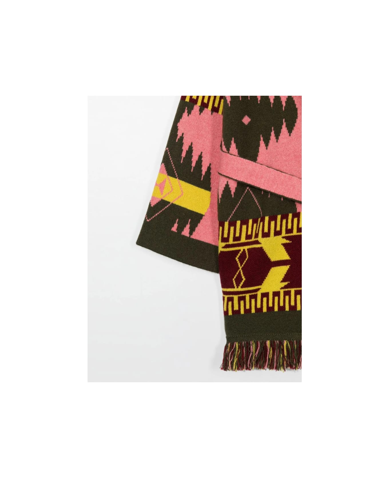 Alanui Sweater - PINK/YELLOW