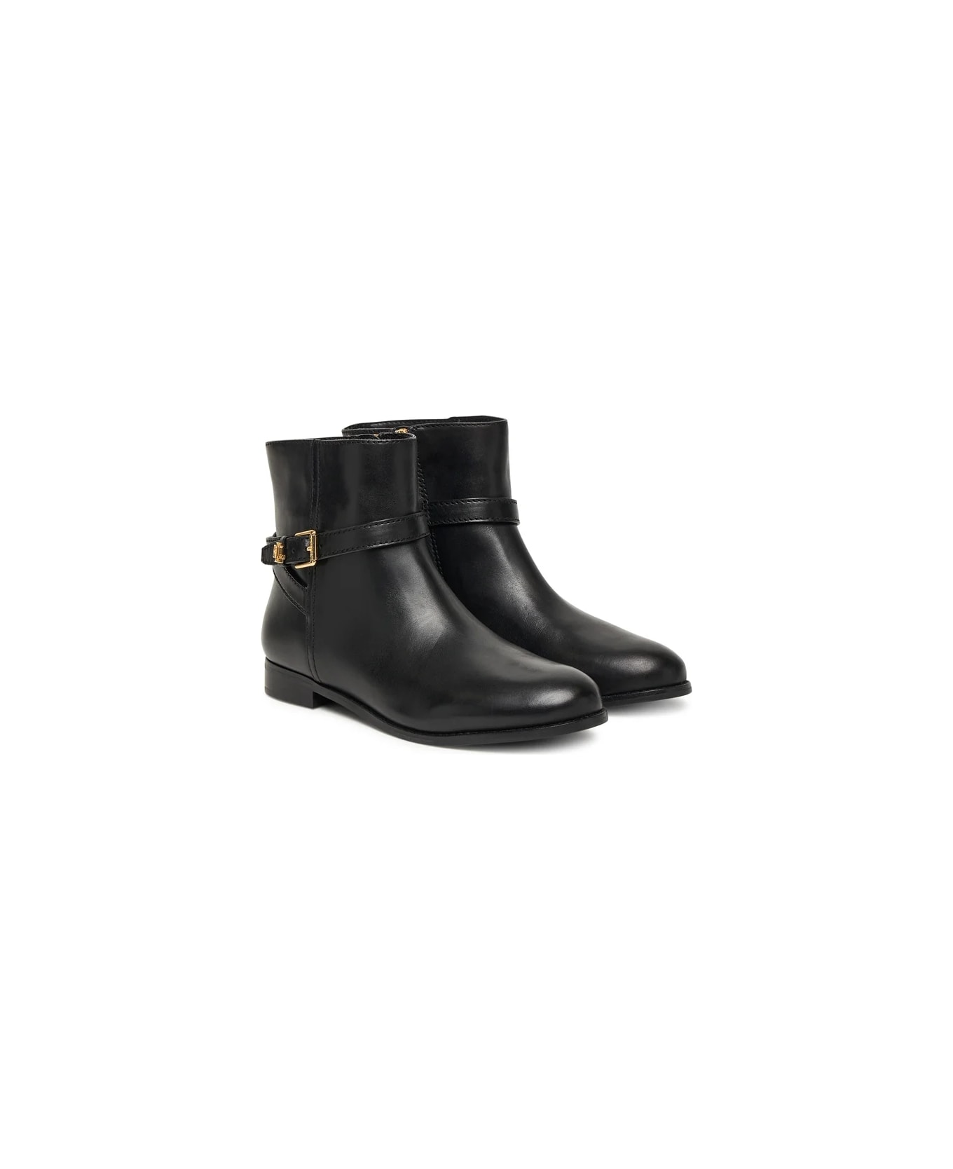 Ralph Lauren Brooke Bt 2 Boots Bootie - Black