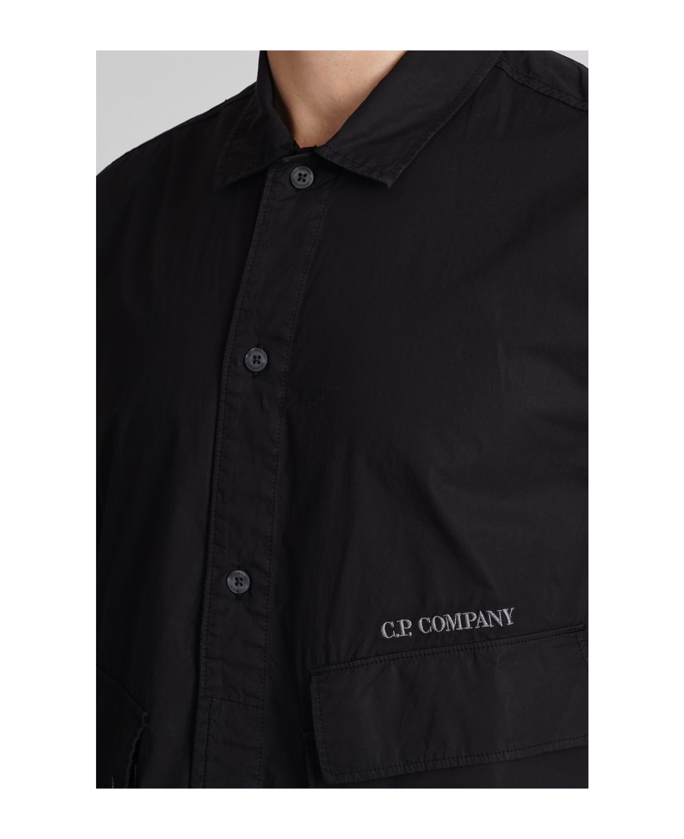 C.P. Company Shirt In Black Cotton - Black